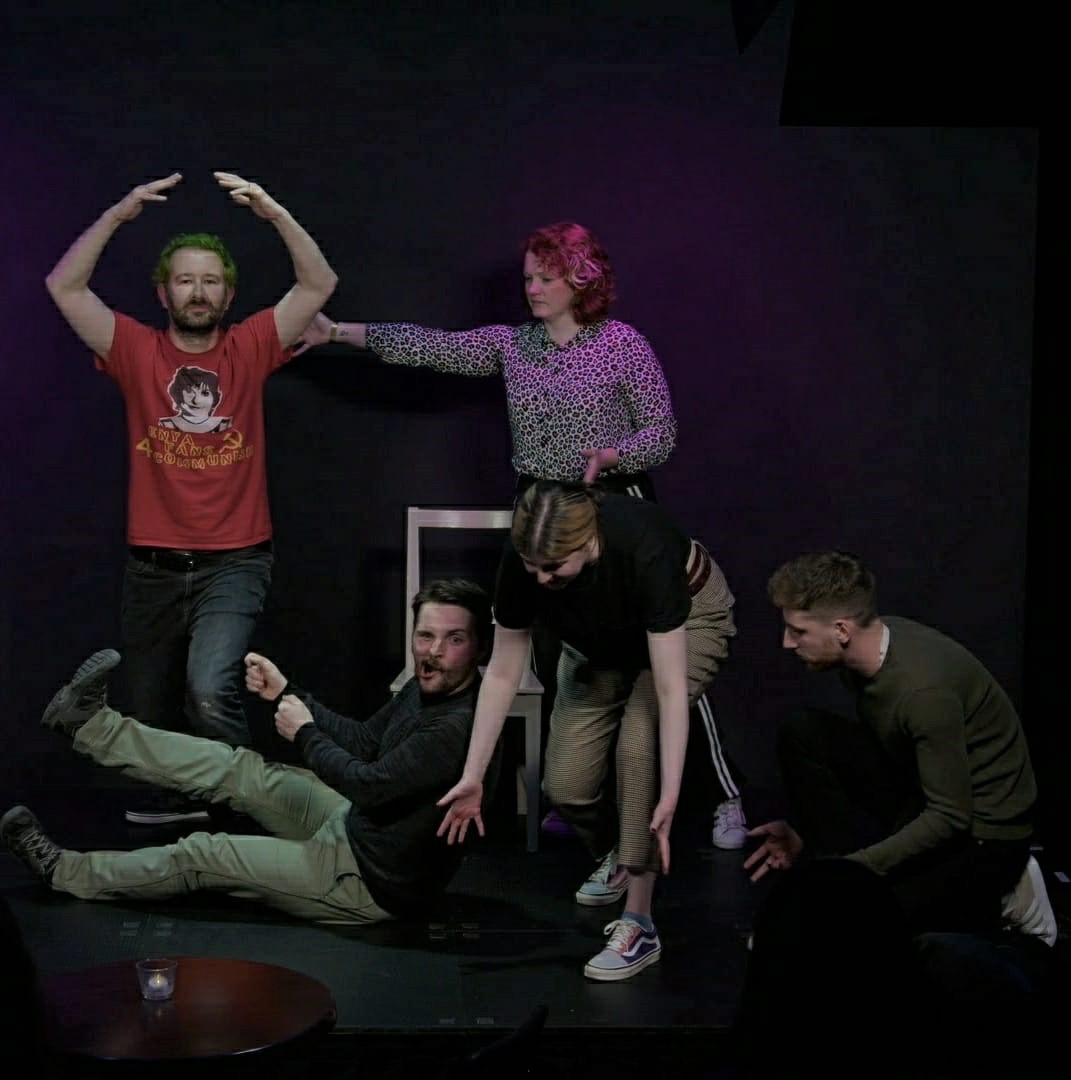 BelfastImprov's tweet photo. What better way to cure your post-Eurovision hangover this weekend than coming along to Accidental Theatre for some lovely improv from two lovely teams!

Sunday at 8pm. £5 tickets, in person or online. Book ahead here:
https://t.co/iDOx2W7Syr https://t.co/wQOMHOpWdN