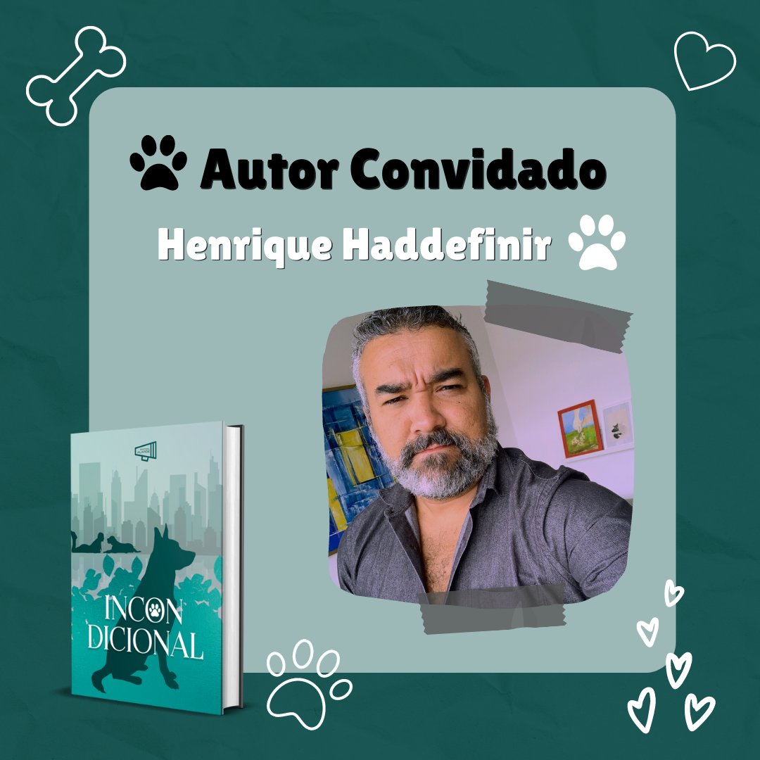 editoraalarde's tweet photo. Olha só quem é um dos autores convidados da Antologia Incondiconal 🐾: @haddefinir!
Em breve vocês lerão o seu conto exclusivo para o nosso projeto ❤
Participe também desse livro.
Link do edital: https://t.co/bVlhvip8Me https://t.co/whkWFEyo0X