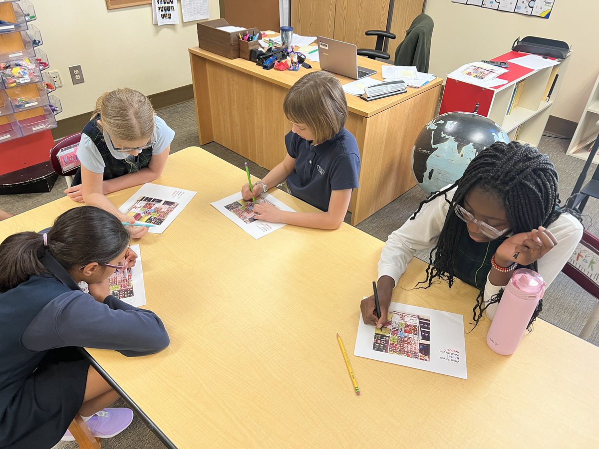 Practicing subitizing, estimation, and multiplication. #trinitylearns <a href="/jdsears404/">jackie</a> <a href="/Overly4thgrade/">Jen Overly</a>