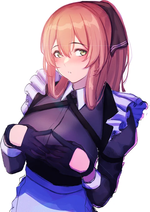 ドルフロのスプリングフィールド

(あんまりメイド服っぽくないけど)
メイドの日らしいので,メイド服着てさりげなく?アピールする春田さん...

#ドールズフロントライン
#イラスト 