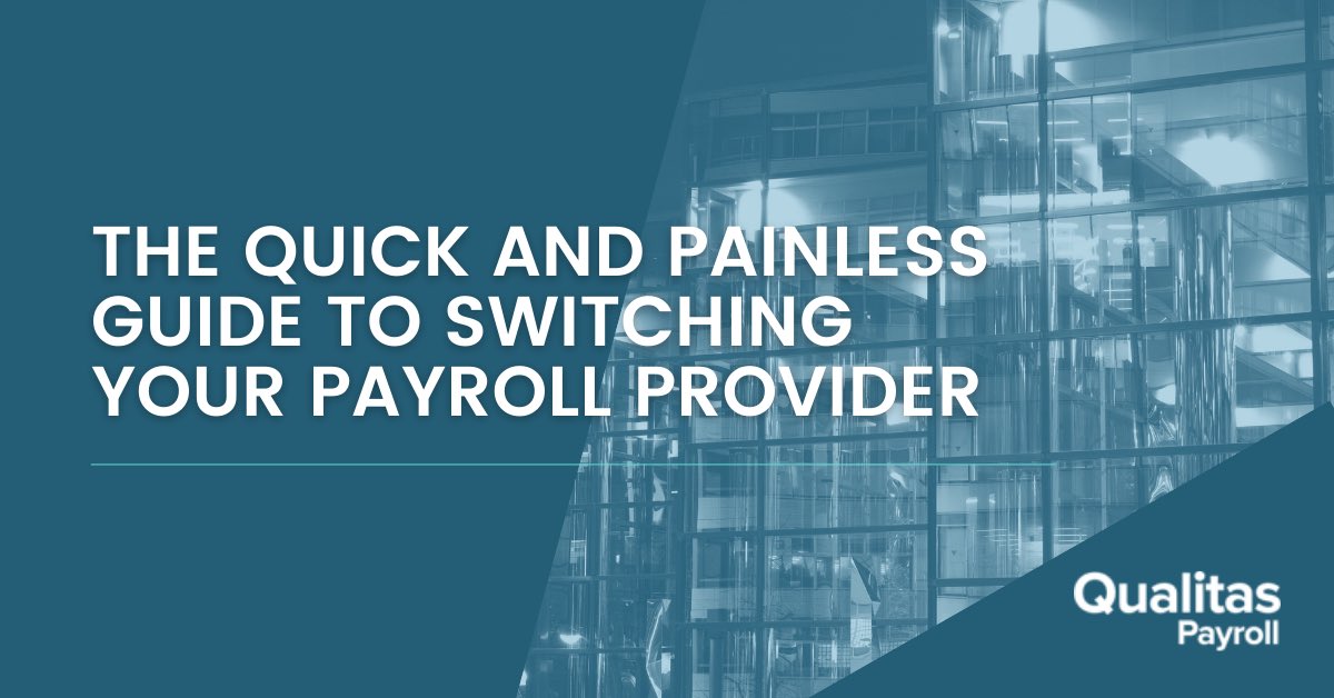 QualitasPayroll's tweet photo. The quick and painless guide to switching your payroll provider 📝

Our team have put together an easy-to-digest guide on navigating the transition to a new payroll provider.

🔗: https://t.co/chbfmTInHE https://t.co/Kzg61uF47A
