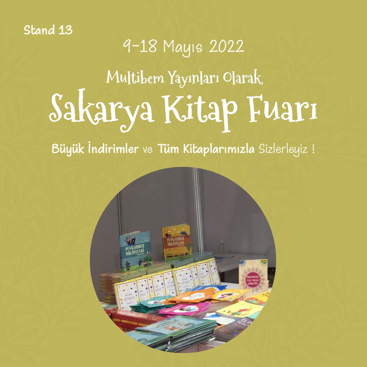 Multibem olarak @saufest22 kitap fuarındayız. Uzak yakın herkesi bekleriz.
Büyük indirimler ve en yeni yayınlarımızla sizlerleyiz :)

#fuar #kitapfuari