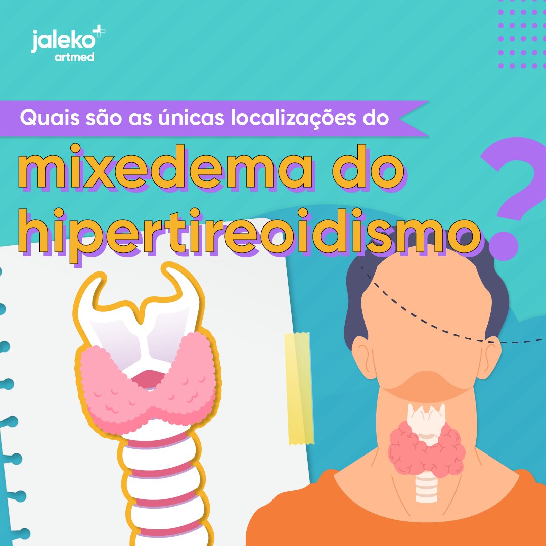 JalekoAcad's tweet photo. Mixedema é uma dermopatia por depósito de mucopolissacarídeo que pode ocorrer tanto na hipotireoidismo como no hipertireoidismo, esse relacionado a doença de Graves.🚨

Mas o depósito do mucopolissacarídeo no hipertireoidismo acontece em regiões específicas, você sabe quais?🤔 https://t.co/uYgLczduwE