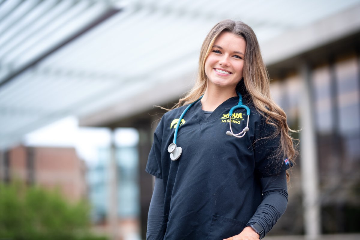 Rylee Petitgout nearly died in a boating accident the summer before her first semester at Iowa. Four years later, she's set to graduate from <a href="/IowaNursing/">UI CollegeofNursing</a>, before starting work in the neonatal intensive care unit @uichildrens. spr.ly/6018zHCu2