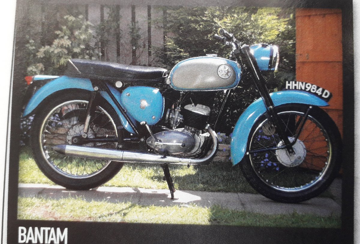 Never had a decent, or colour, pic of my Bantam but just found this in a classic bike mag: identical model, colour &amp; year, so will be incorporated in my "Motorcycle Memories" 😊