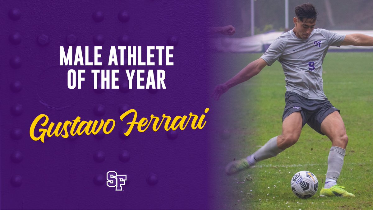 SFState_Gators's tweet photo. 🏆 @SFState_MSOC player Gustavo Ferrari is the 2021-22 male athlete of the year! https://t.co/lkx5apOmtU