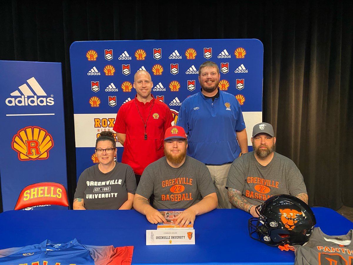 RoxanaAthletics's tweet photo. It’s College Athletics Signing Day. The future is bright and their future is even brighter!
Congratulations to our Roxana Senior Connor House on signing with Greenville University. He will be joining their football and baseball teams next year.
We are so proud of Connor!! https://t.co/S6bp44s2hm