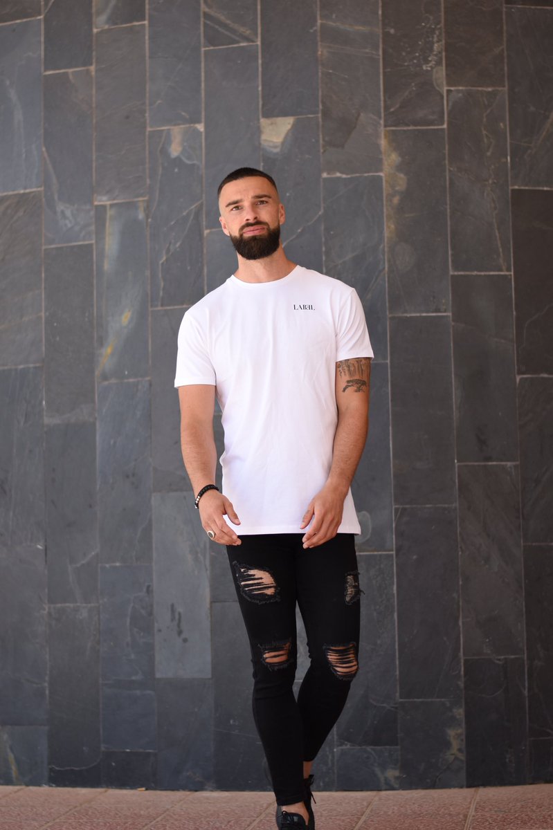 Dedication white fitted Tee
