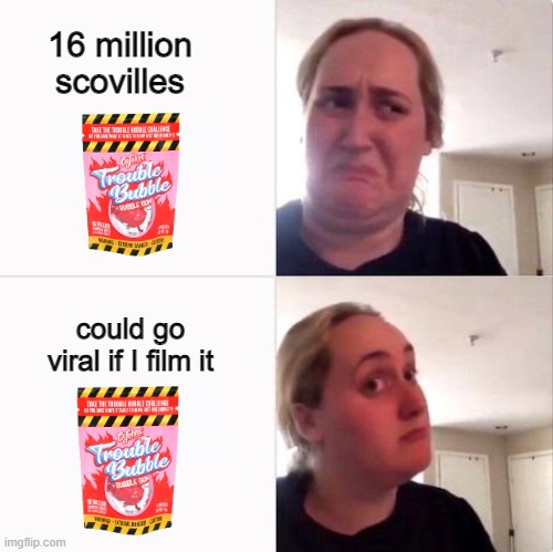 CaJohnsFoods's tweet photo. It's always a possibility π€·ββοΈ
#cajohns #troublebubble #troublebubblechallenge #shu #spicychallenge #vat19 #fazerug #kombuchagirl #memes #spicymemes #smallbusiness https://t.co/ir336t2Ocq