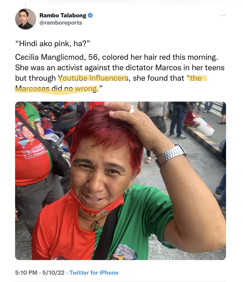 unlawyer's tweet photo. Disinformation has well and truly taken deep root, via @ramboreports: https://t.co/D0Gw5xp0XR