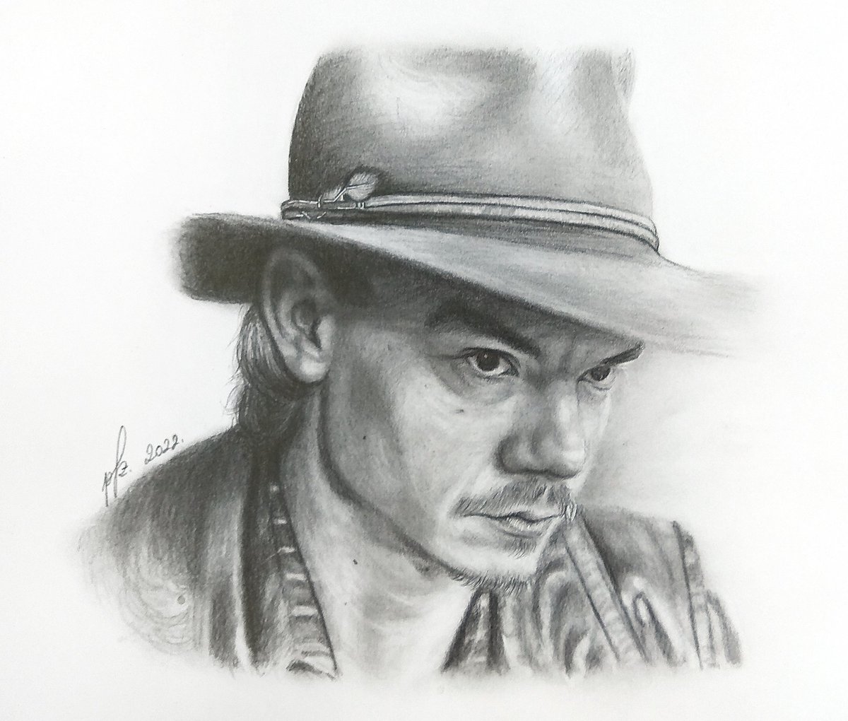 My drawing of @SangsterThomas as Benny Watts in The Queen's Gambit ♟️👑
Graphite on paper, A4 size.

#ThomasBrodieSangster #TheQueensGambit #bennywatts #ThomasSangster #portraitdrawing #portraitart #pencildrawing #pencilportrait #graphiteart #realismart #pszart
@NetflixTheQG