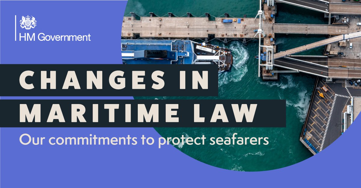 We're full steam ahead on setting new laws to protect our #Seafarers, with the launch of our consultation on making a fair wage for ferry workers a condition of access to UK ports.🛳

Read more on the nine commitments we're making: 👉gov.uk/government/new…

#FairPay #MinimumWage