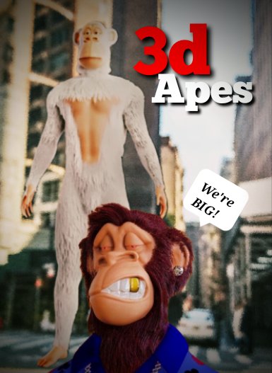 BoredApeInk's tweet photo. 3dApes FULL BODY ... COMING SOON https://t.co/jiB9QXzAzk