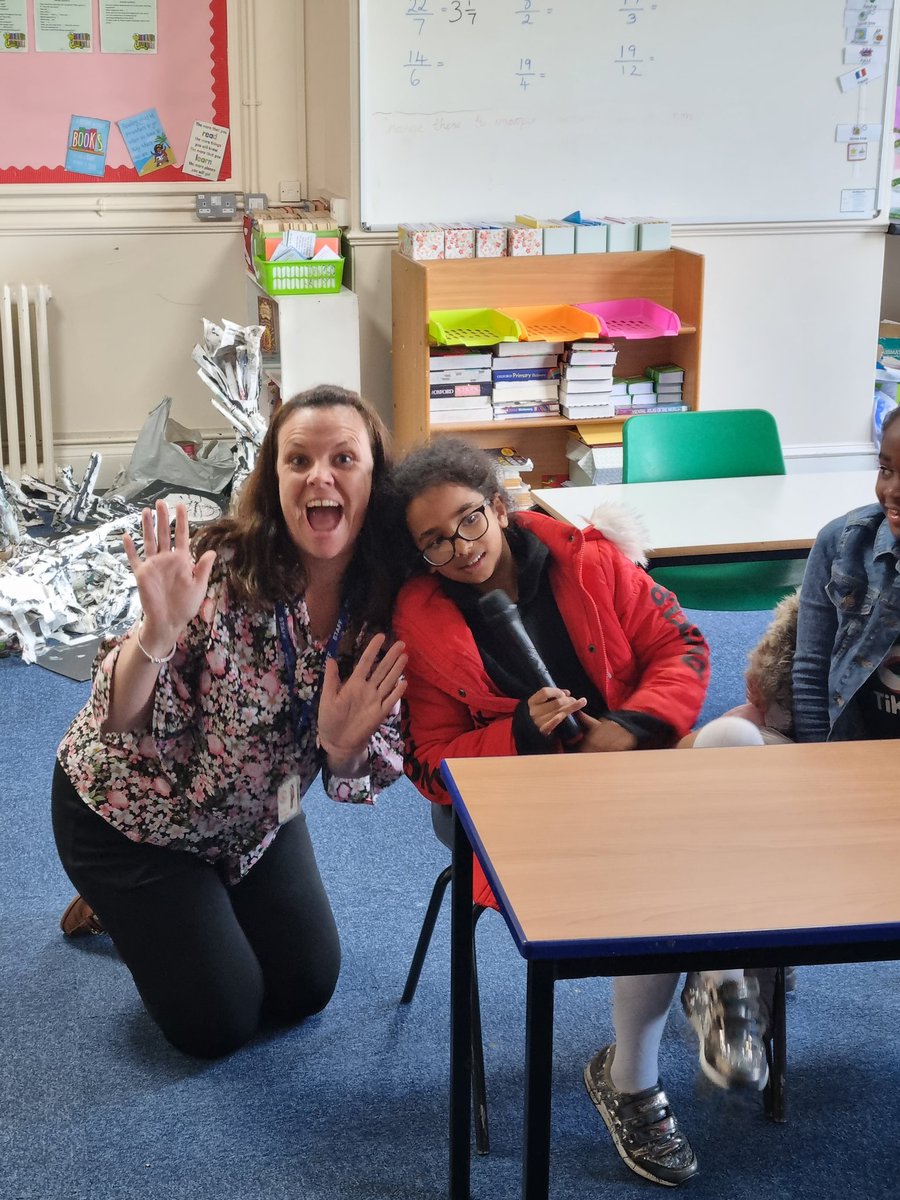 Goodall_Miss's tweet photo. Loving a bit of BTS in  Karaoke Club....we even has a little visitor. @UplandsManor @RoddisMiss @MrsJAndrews https://t.co/sppEAI8fE1