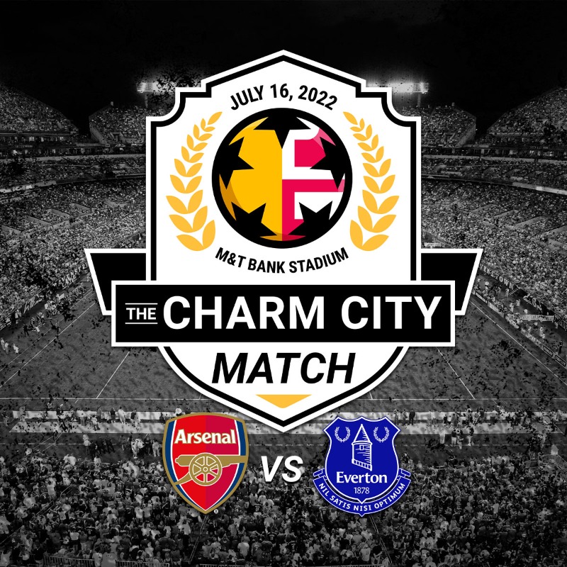 Arsenal's tweet photo. 🇺🇸 We're heading back to the USA! 

Ready to take on @Everton at M&amp;T Bank Stadium, home of the @Ravens ✊

#️⃣ #CharmCityMatch