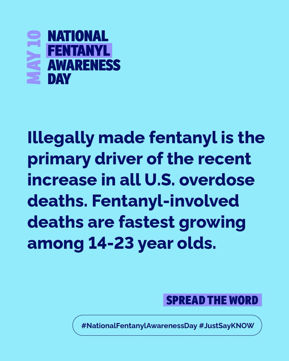 FentAwareDay's tweet photo. Today is National Fentanyl Awareness Day. Here's what you need to know about the growing fentanyl crisis. Reshare to help us spread the word today. #NationalFentanylAwarenessDay https://t.co/pl1uT3BKms
