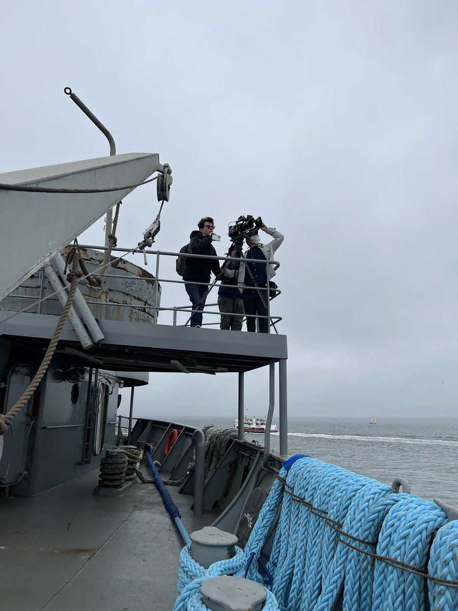 A sneak peek at the <a href="/academy_of_art/">Academy of Art University</a> film students making a shipboard fire rescue video for #yoursffd. We are proud to provide opportunities to our City youth and Educational institutions