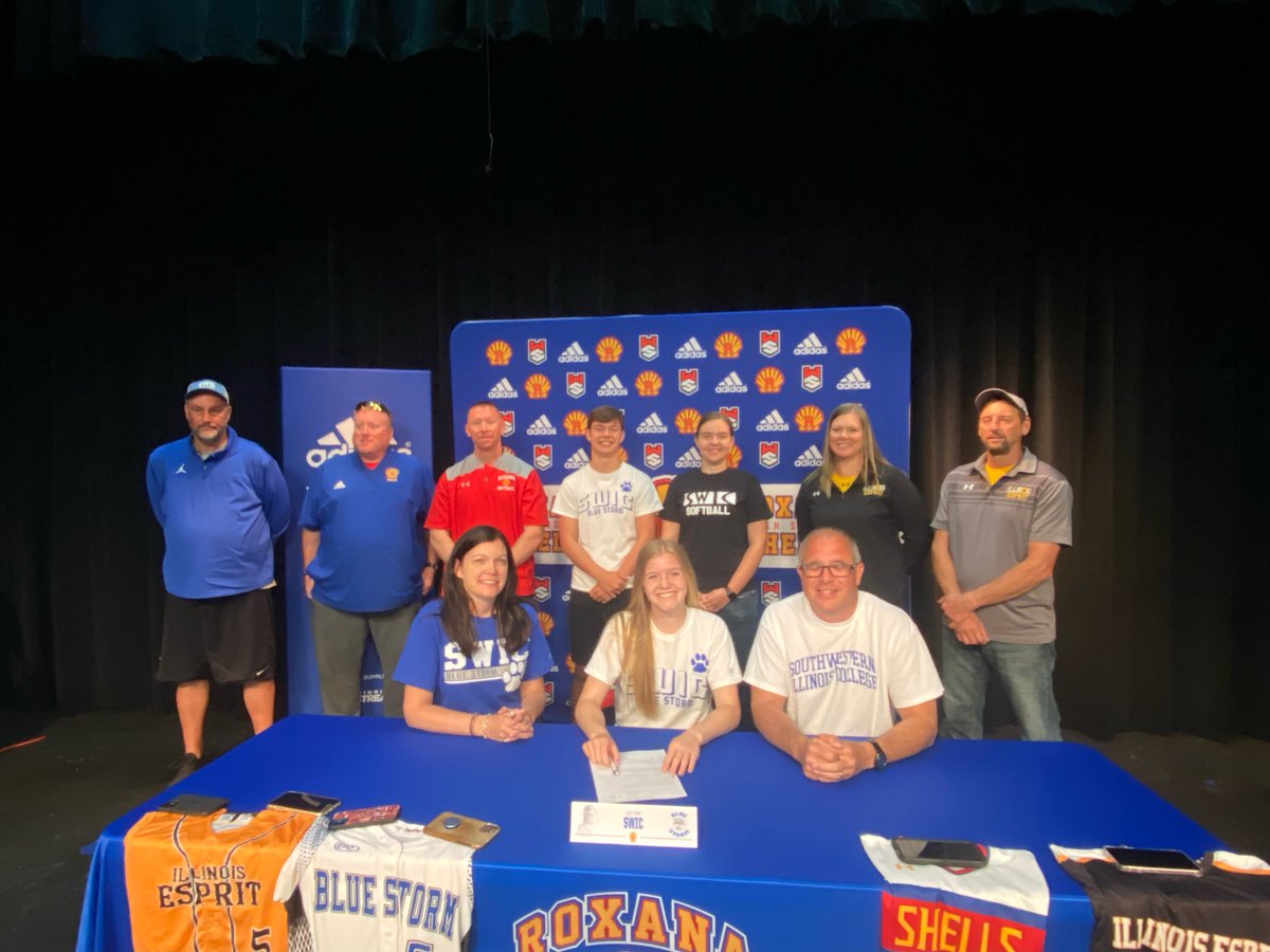RoxanaAthletics's tweet photo. It’s College Athletics Signing Day. The future is bright and their future is even brighter!
Congratulations to our Roxana Senior Lexi Ryan on signing with SWIC. She will be joining their softball team in the spring.
We are so proud of Lexi!!
@RHS_Shells https://t.co/3XS6F7Wc5v