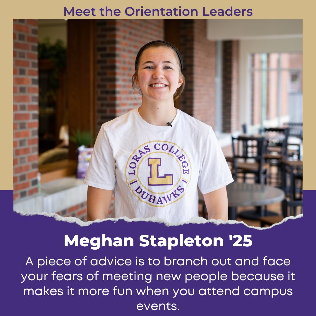 LorasCollegeSL's tweet image. Meet our first two Orientation Leaders, Jessen and Meghan!