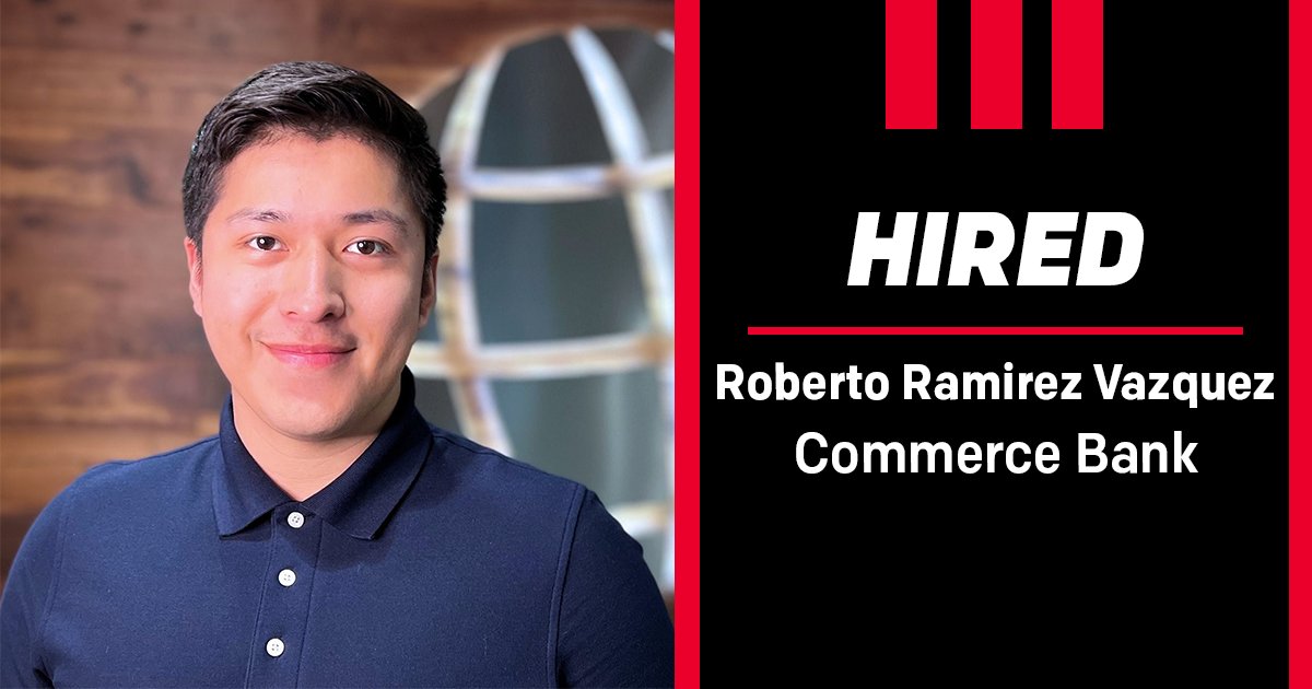 williamjewell's tweet image. This #KC native and @KCPS_Lincoln grad is looking forward to giving back to the city that he loves. Congratulations to #firstgenstudent and business administration major Roberto Ramirez Vazquez who will be joining @CommerceBank! #Classof2022 #JewellDoesBusiness #CriticalThinkers