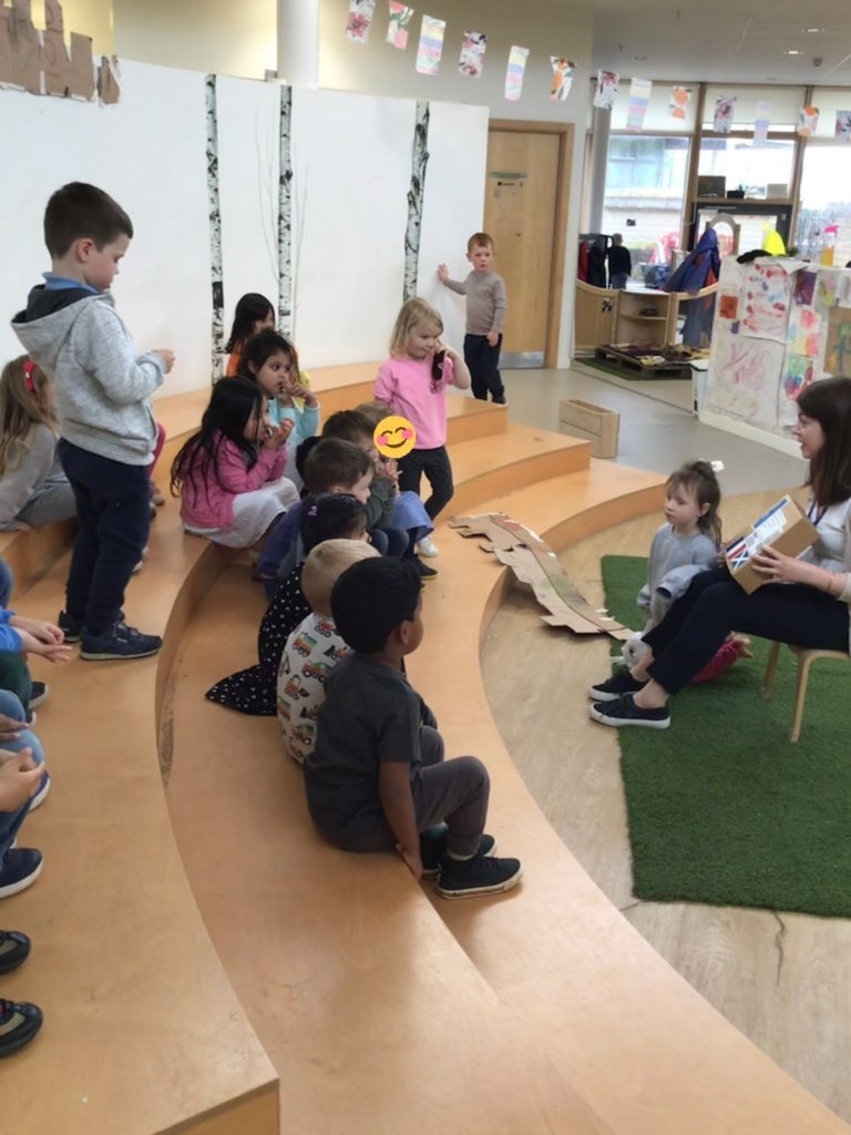ERCMaidenhillNC's tweet photo. Yesterday, we received a special delivery in the nursery. It was a lovely story about Lapin and his hungry tummy. Some children listened to the full story and repeated some French words. 🐰🥕 #EYCP_scilt @EastRenLangs https://t.co/FGvubtOaUP