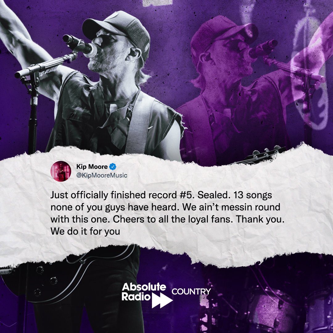 After seeing <a href="/KipMooreMusic/">Kip Moore</a> at <a href="/C2Cfestival/">Country2Country</a> this year, the excitement for album number 5 is real. 👌

📸Anthony Mooney
