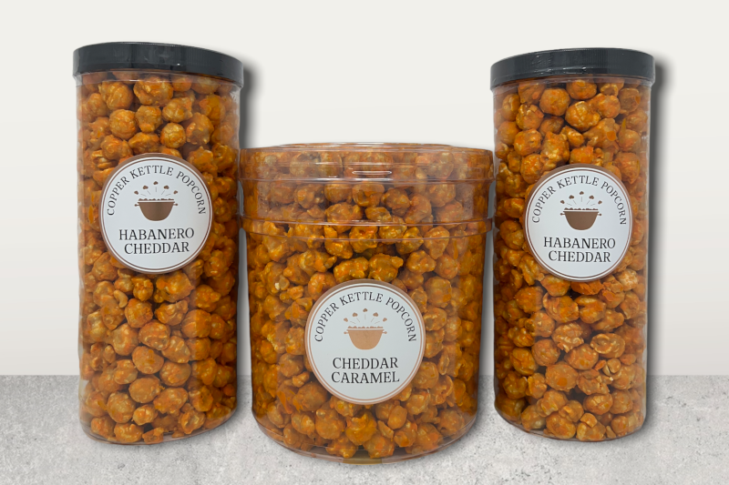 Last Call For Habanero Cheddar and Cheddar Caramel! Due to increasing temperatures across the country, we will be unable to ship both flavors until the fall. We will continue selling both products through Sunday the 15th. Order now! copperkettlepopcorn.com/collections/ha…
