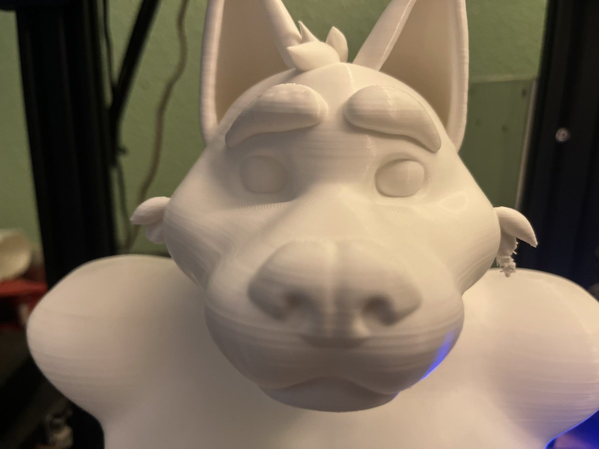 Rough bust version of the prints I’ll be doing for the con in August

#furcon #3Dprinting #3dprinted