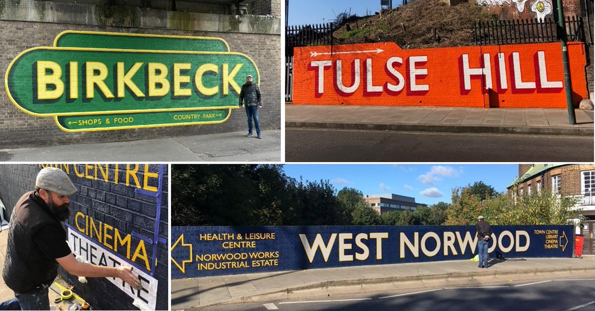 🎨We’re happy to show off our stunning new murals, all designed and painted by renowned artist Lionel Stanhope!

📍The murals feature on our metro route, proudly representing Birkbeck, Tulse Hill, and West Norwood. 

Find out more👉bit.ly/3PdwCEo