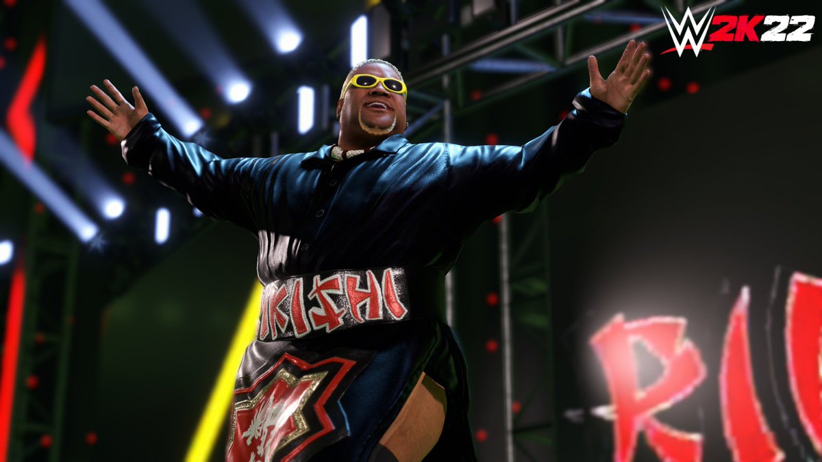 WWEgames's tweet photo. ⚠️COMBO BREAKERS INCOMING!⚠️

Some of the FIERCEST competitors to fight in a WWE ring are available to download now for #WWE2K22! The Banzai DLC Pack includes Yokozuna, Umaga, @TheREALRIKISHI, @TheGiantOmos, and @KacyCatanzaro! https://t.co/o0TiDuFgC0