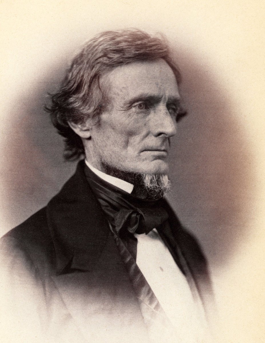 CivilWarOTD's tweet photo. Jefferson Davis was captured by @USArmy cavalry near Irwinville, GA #OTD in 1865. He had fled the confederate capital of Richmond with his wife a month earlier, as U.S. forces surrounded the city. #CivilWar https://t.co/IKNYPCZlAP