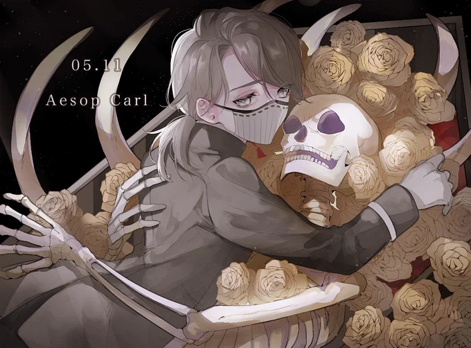 ーー死を愛し、死に愛される者

#第五人格イラスト
#イソップ誕生日
#イソップ・カール誕生祭2022
#イソップ・カール生誕祭2022 