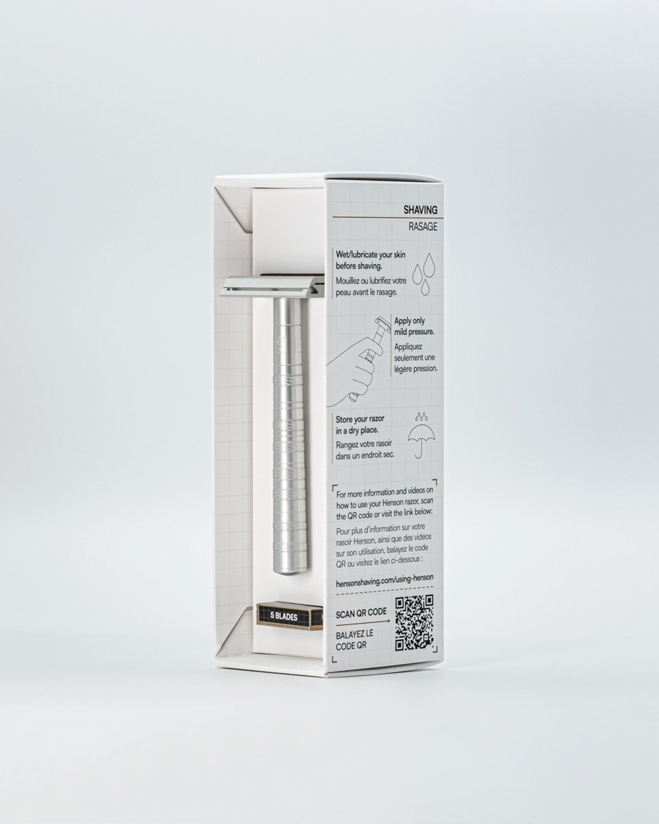 HensonShaving's tweet photo. Matching the new AL13 box, the Henson Ti22 got a new box design of its own.
#productboxes #productpackaging #packagingdesign #zeroplastic https://t.co/9doHo07JyA
