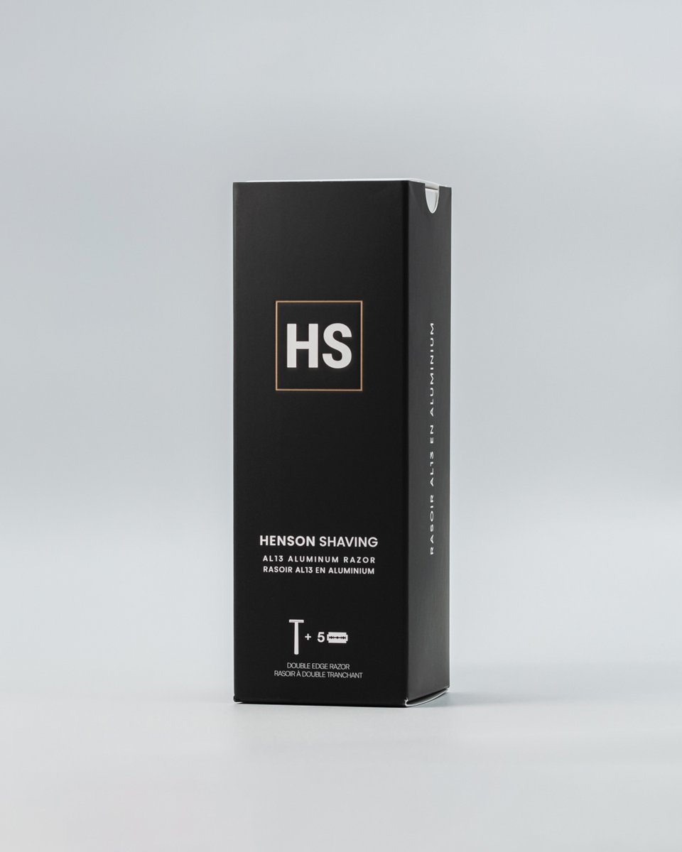HensonShaving's tweet photo. Matching the new AL13 box, the Henson Ti22 got a new box design of its own.
#productboxes #productpackaging #packagingdesign #zeroplastic https://t.co/9doHo07JyA