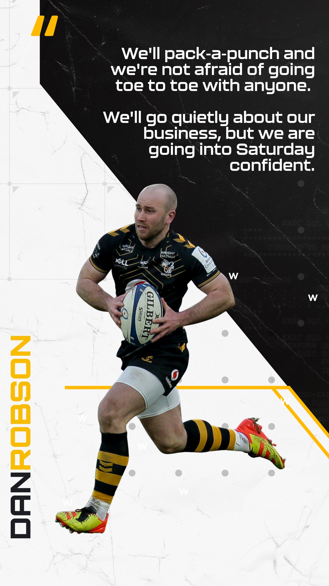 Wasps Rugby on Twitter "🗣 "We're not afraid of going toe to toe with