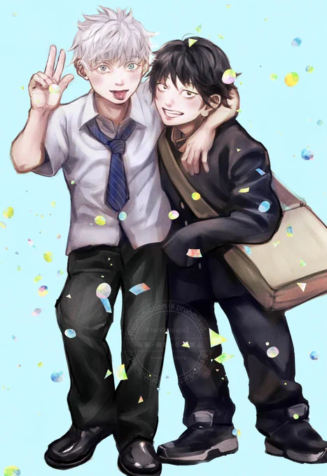 22,222 followers thank you❤️中学生五夏🤍🖤夏は中1の時に背がちっちゃくって制服ぶかぶかだと良いな。中学3年間で20㎝伸びる。 