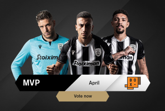 PAOK_FC's tweet image. 🏆#BOXMVP Ψηφίστε τον BOX MVP Απριλίου - paokfc.gr/nea/20220510-b… #Paschalakis #Lyratzis #Douglas #poll #April