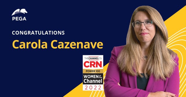 derekreesenyc's tweet photo. Congratulations to Carola Cazenave who was named to The Power 100 list for the second consecutive year. #PegaPartners https://t.co/cPozVKI94r https://t.co/mqi1c0jatF