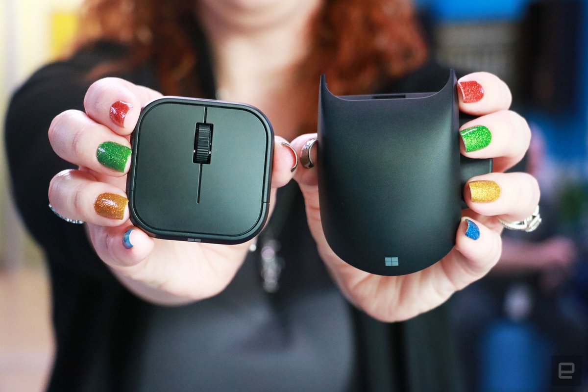 engadget's tweet photo. Microsoft Adaptive Mouse hands-on: Inclusively designed, infinitely customizable https://t.co/7Oij1doXIY https://t.co/rO6c4nQCdE