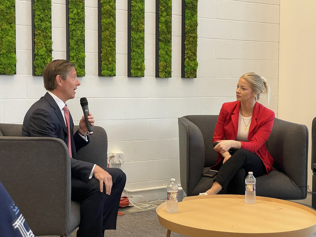 JenJewers's tweet photo. “If you put players first, you’re going to win at some point. And that governs every decision we make.” Great advice from @thekccurrent owner Chris Long at @CenturionsKC task force today. https://t.co/dmZHNe8TMb