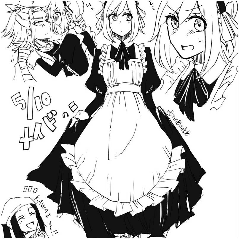 間に合わなかったのとらくがきなのでこっちに
クラシカルメイドなカちゃ〜
https://t.co/5xcUmgIHIS 