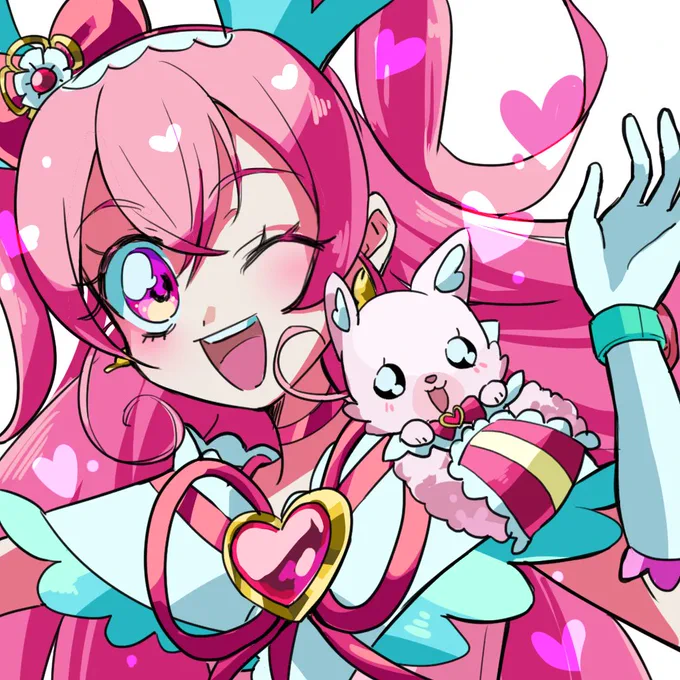 心血來潮畫了三張#プリキュア #デリシャスパーティプリキュア  #precure #DeliciousPartyPrettyCure 