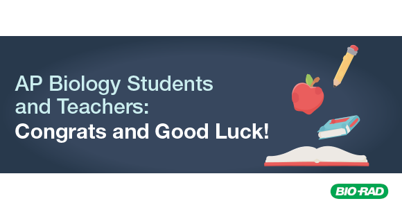 BioRadEducation's tweet photo. AP Biology students and teachers: congratulations on your hard work this year and good luck on this year's exam! All of us at Bio-Rad are proud to support all levels of biology education.

#apbio #apbiology #apbioexam #apbiologyexam @BioRadLifeSci @BioRad https://t.co/Qo8jx0oqFw