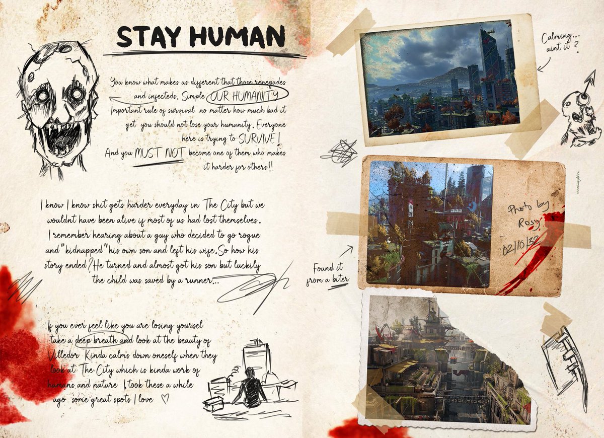 boonie_dan's tweet photo. Made this page for @DyingLightGame 's contest! A reminder to all the pilgrims reading Handbook!
#DyingLight2 #DL2Contest https://t.co/cA38YT7H0s