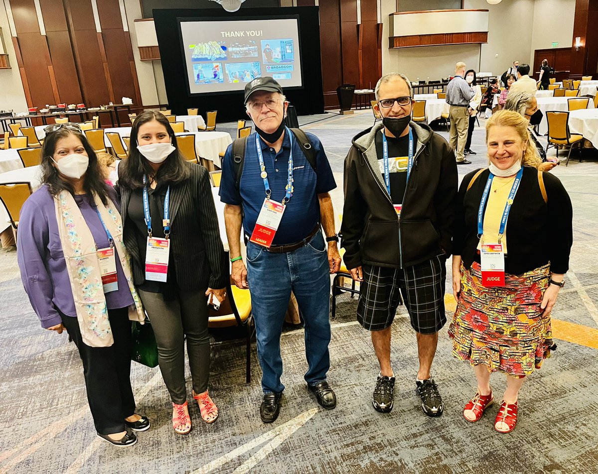 BroadcomSTEM's tweet photo. We loved meeting with #ScienceFair Directors &amp; supporting our shared goals of creating equitable platforms for all students to solve problems in their communities #STEMeducation https://t.co/Sr9TNkvcVe