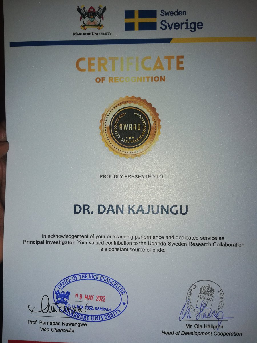 Dan Kajungu, PhD tweet media