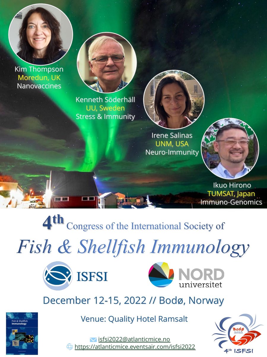 Intl. Soc. of Fish & Shellfish Immunology Congress tweet media