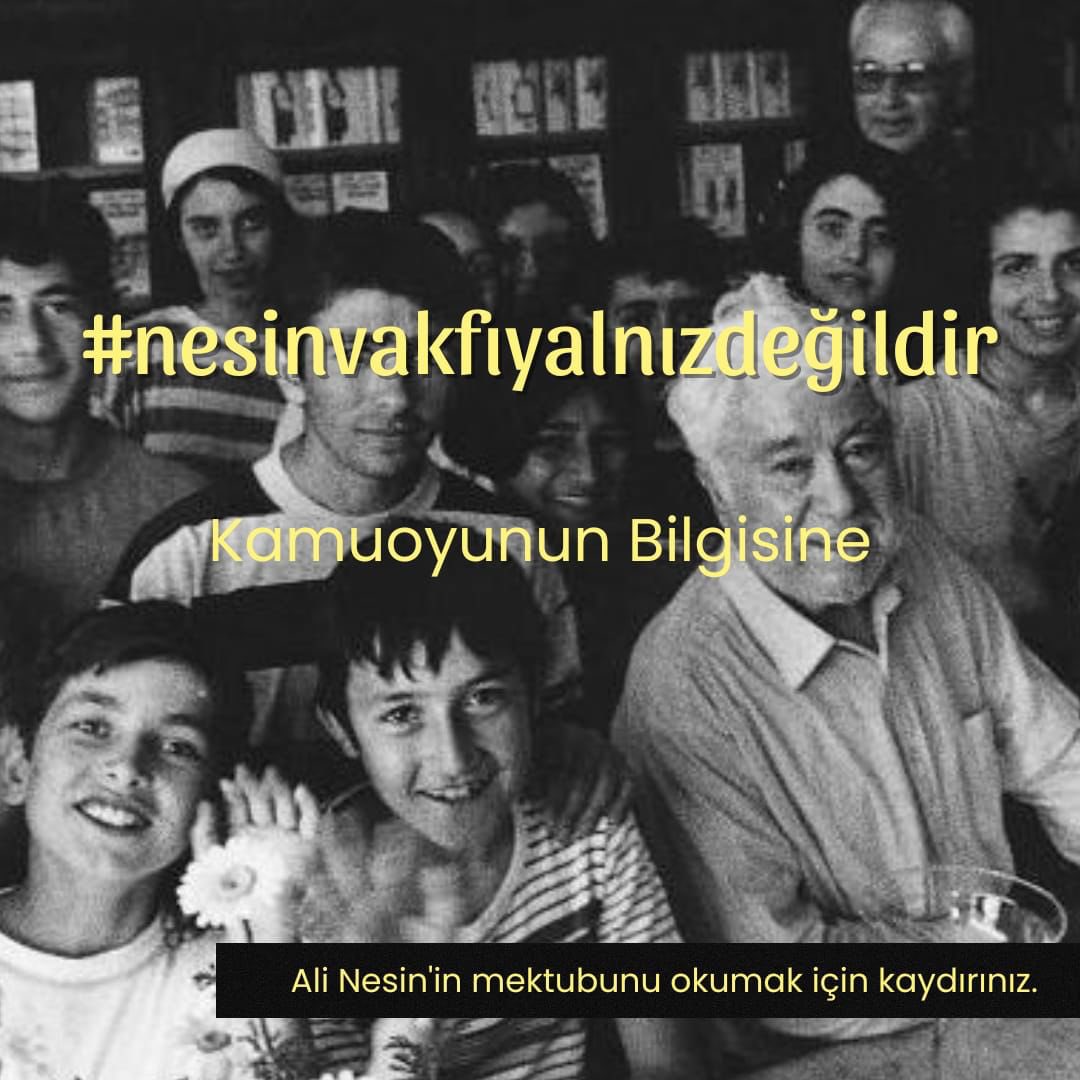 fazilsaymusic's tweet photo. Nesin Vakfına destek olacağız. #NesinVakfıYalnızDeğildir https://t.co/DcvMam1XCQ