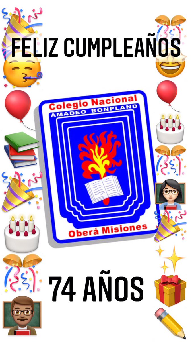 Felicidades a la comunidad Educativa. 
<a href="/EscurdiaViviana/">Viviana E Escurdia</a> <a href="/CGEMisiones/">CGE Misiones</a> <a href="/ArtuiLucila/">lucila mabel artui</a> <a href="/jalbertogalarza/">Juan Alberto Galarza</a> <a href="/BarbaroLorena/">Analia Lorena Barbaro</a> @