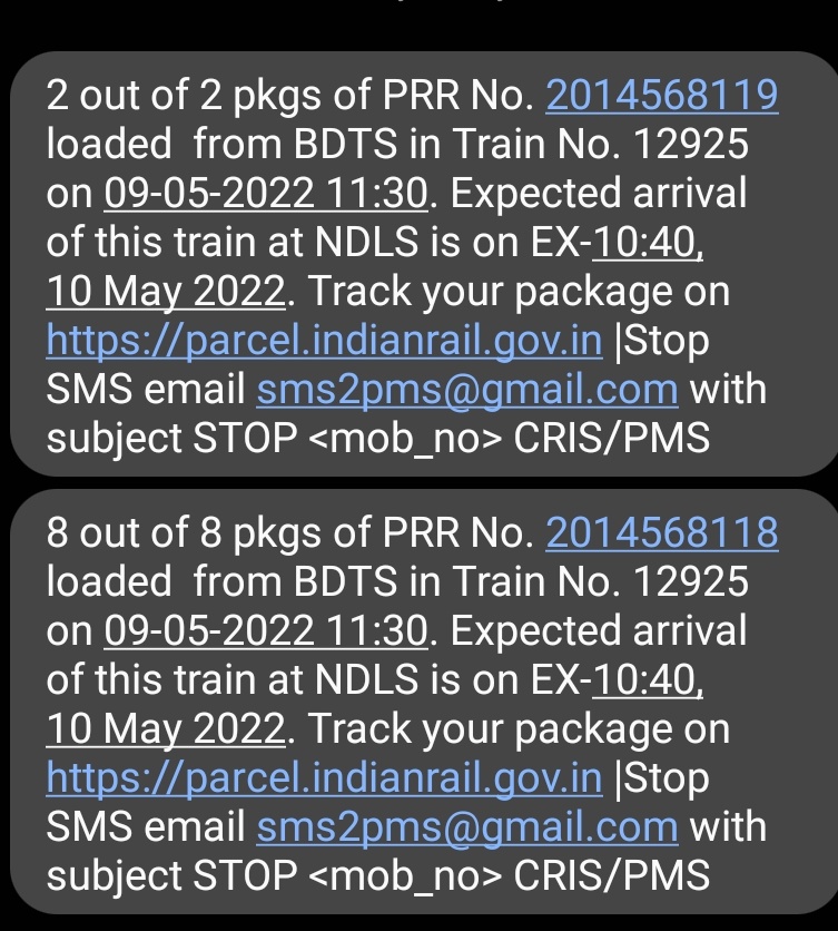 joydanielp's tweet photo. @RailMinIndia and @RailwaySeva - The parcels have reached , and my nominated representative is being asked for Rs. 500 as unloading charge by Mr. Noshad - 8799783845 and Rs. 100 by the booking clerk. I will pay if these amount are legitimate @PMOIndia @AshwiniVaishnaw sir https://t.co/oDJ3OmtZHt